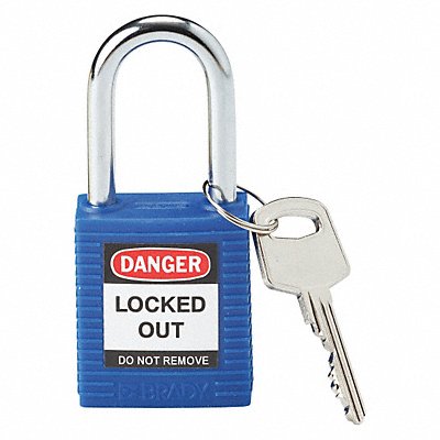 D1949 Lockout Padlock KD Blue 1-3/4 H