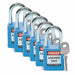 D1951 LO Padlock Blue 1-3/4 H PK6