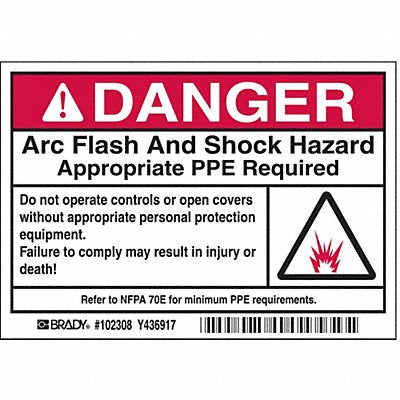 Label 3 1/2 inx5 in Polyester PK100