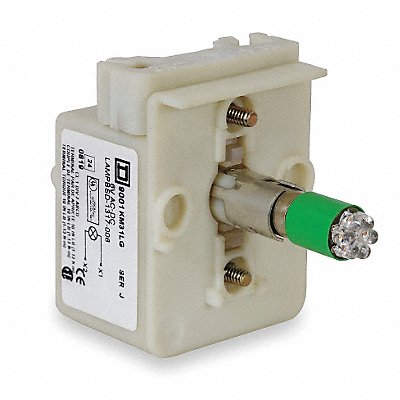 Lamp Module 30mm 12-14VAC/VDC Green LED