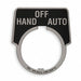 Legend Plate Hand/Off/Auto White/Black