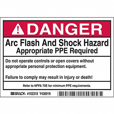 Label 3 1/2 inx5 in Polyester PK100