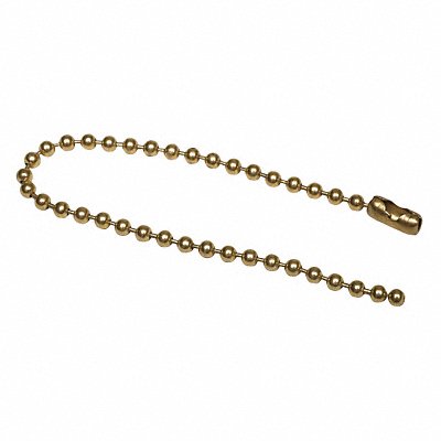 Beaded Chain 4 1/2 in L Iron PK100