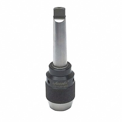 Drill Chuck Keyless Steel 0.512 In 3MT