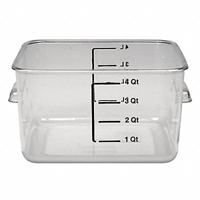 Food Storage Container 8 3/4 in L Clear