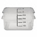 Food Storage Container 8 3/4 in L Clear