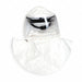 Double Bib Hood White PK4