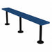 F9051 Pedestal Bench 6ft Wide Deep Blue