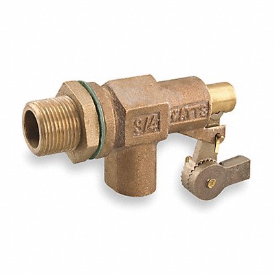 Float Valve 3/4 In Bronze Bulkhead Mount