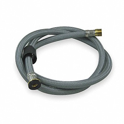 Supply Hose Metal Rubber 1/2 X 3/8 
