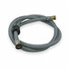 Supply Hose Metal Rubber 1/2 X 3/8 