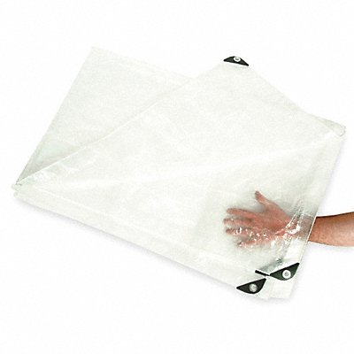 G8827 Tarp Transparent Polyethylene 30x50Ft