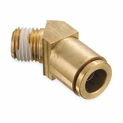 Male Connector 45 Deg 5/8 In Tube Sz