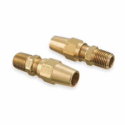 Male Connector 1/4-18 1/2 In Tube Sz