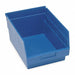 E5730 Shelf Bin Blue Polypropylene 6 in