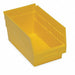 E5729 Shelf Bin Yellow Polypropylene 6 in