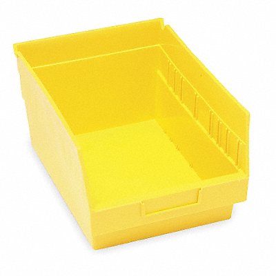E5730 Shelf Bin Yellow Polypropylene 6 in