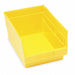 E5730 Shelf Bin Yellow Polypropylene 6 in