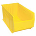 E6587 Bin Yellow Polypropylene 17 1/2 in