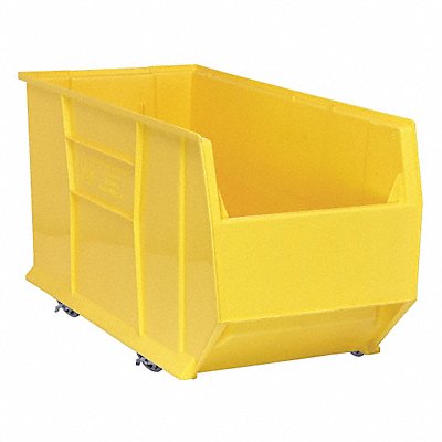 D5572 Mobile Bin Yellow PP 17 1/2 in