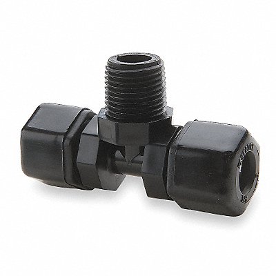 Branch Tee Poly CompxM 5/8Inx1/2In