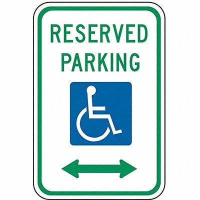 Reserved Parking Parking Sign 18 x 12 