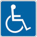 ADA Handicapped Parking Sign 12 x 12 