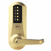 Push Button Lock Entry Key Override