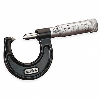 Outside Micrometer 7/8 In Pointed Anvil