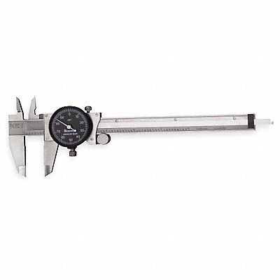 Dial Caliper w/Case 6 In Black