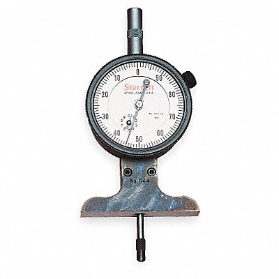 Dial Depth Gage 3 In 2 1/2 In Base