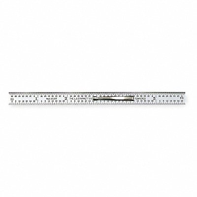 Steel Rule Flexible 6 In 10R Grad