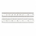 Steel Rule Spring Tempered 6 In 7R Grad
