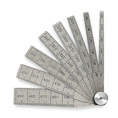 Taper Gauge Set Graduations 0.001 in