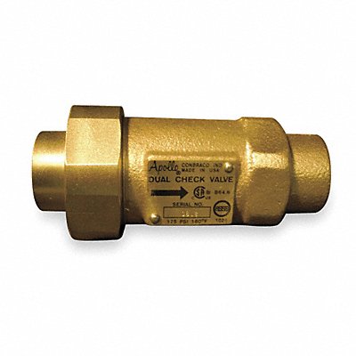 Dual Check Valve Bronze 1 FNPT