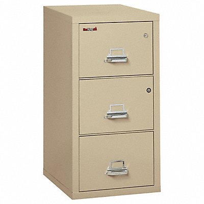 Vertical File w/ Safe 3 Drawer Legal