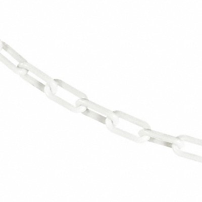 E1221 Plastic Chain 1-1/2 In x 100 ft White