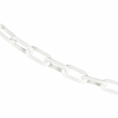 Plastic Chain 1-1/2 In x 50 ft White
