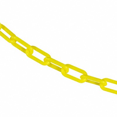 K6945 Plastic Chain 1-1/2 In x 50 ft Yellow
