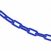 Plastic Chain 1-1/2 Size 25 ft L Blue