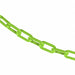 Plastic Chain 1-1/2 Inx50ft Safety Green