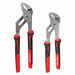 Groove Joint Plier Set Flat Jaw 10 L