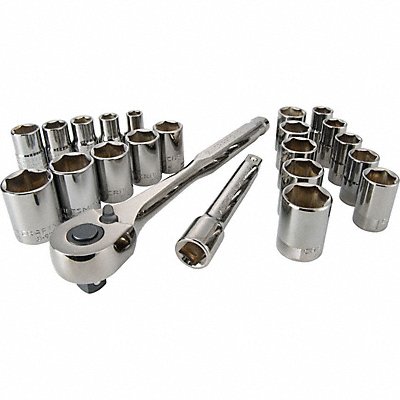 Socket Wrench Set 1/2 Drive 22 pcs.