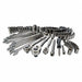 Socket Wrench Set Chrome Finish 121 pcs.