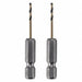 Drill Bit 2 L High Speed Steel PK2