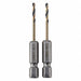 Drill Bits 1/4 Hex PK2