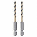 Drill Bits 1/4 Hex PK2