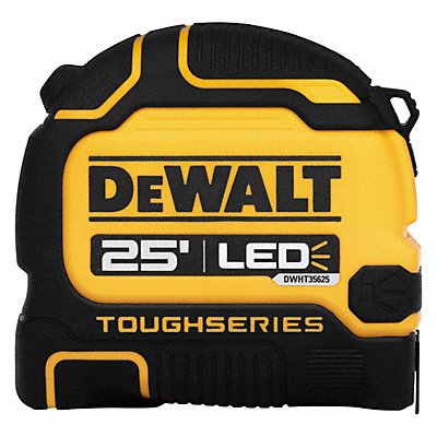 25FT DEWALT LIGHTED TAPE MEASURE