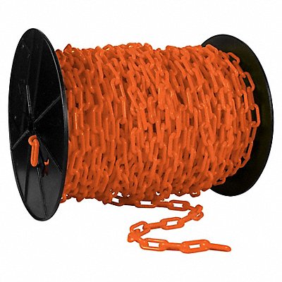 Plastic Chain 1-1/2In x 200 ft Orange