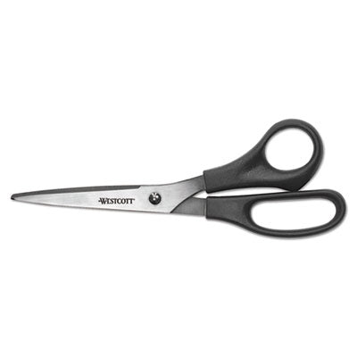 SCISSORS,STRT, 8",3PK,BLK